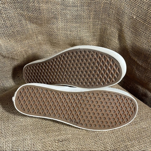 Vans Canvas Lo Two Tone Sneaker Blue Tan Lace up - Picture 11 of 13